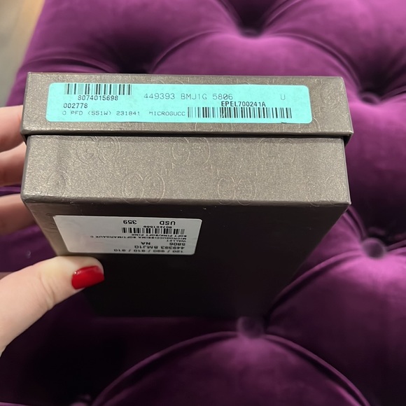 Gucci soft pink wallet (microguccissima ) - Picture 7 of 9